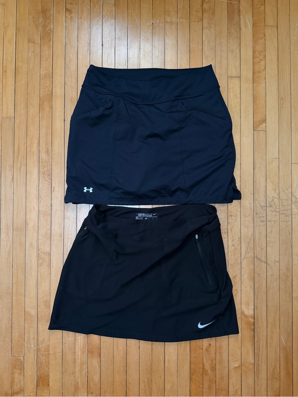 Nike & Under Armour Black Athletic Tennis Golfing Outdoor Women’s Skort Sz.  M